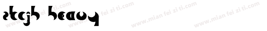zkcjh heavy字体转换